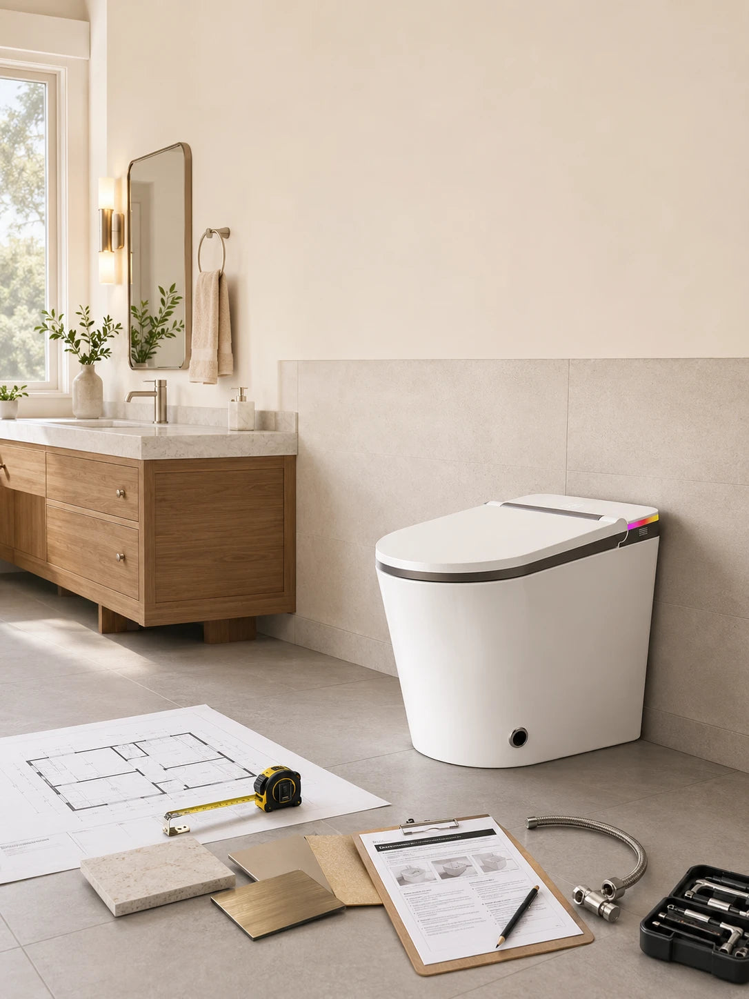 HYGINA smart toilet contractor and remodeler program for bathroom renovation projects