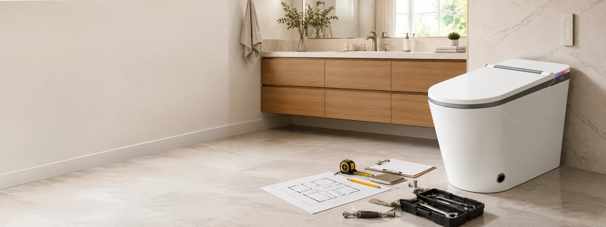 HYGINA smart toilet contractor and remodeler program for bathroom renovation projects