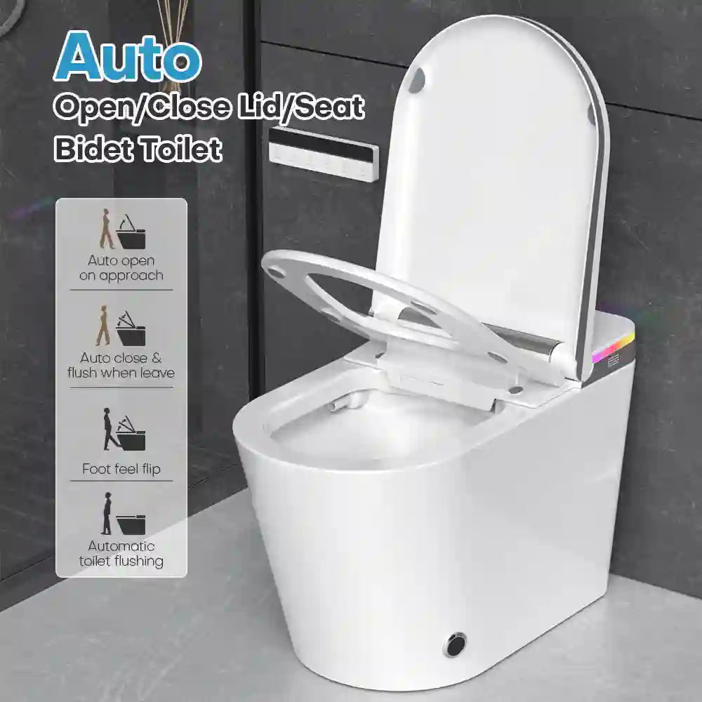 HYGINA U5 Ultra smart toilet with automatic lid opening and foot sensor control