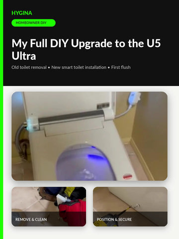 How I Replaced My Old Toilet with the HYGINA U5 Ultra: A Full DIY Installation
