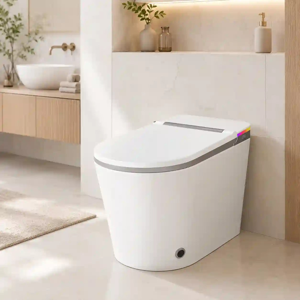 HYGINA U5 Ultra smart toilet in a premium modern American bathroom